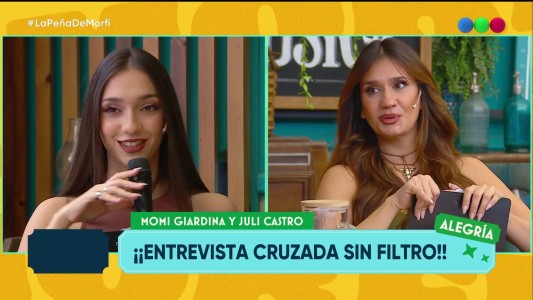 Momi Giardina y Juli Castro se enfrentaron en una entrevista cruzada