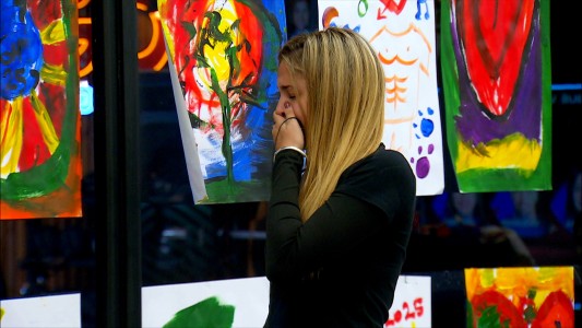 Martina se quebró cuando Luciana la dibujó con su abuela