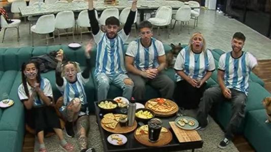 ¡Vamos selección! Así festejaron los chicos de Gran Hermano el golazo de Julián Álvarez