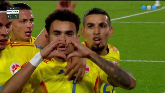 Golazo de Luis Díaz para el 0-1 - Argentina vs. Colombia - Eliminatorias 2026