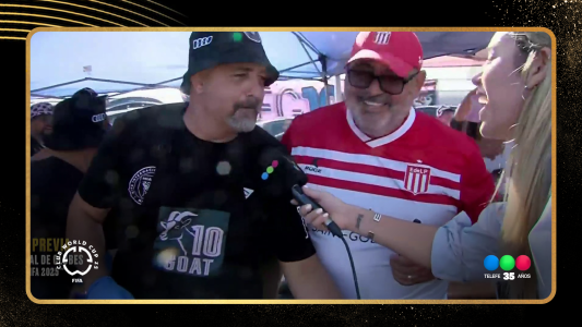 Sofi Martínez probó "la salsa de David Beckham" en la previa de los hinchas del Inter Miami