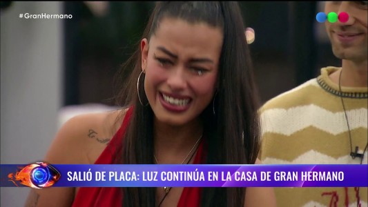 Luz se largó a llorar al meterse entre los mejores 5 de la competencia