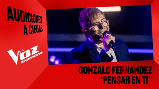 Gonzalo Fernández - "Pensar en ti" - Audiciones a ciegas - La Voz Argentina 2025