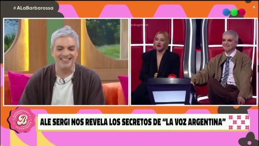 Ale Sergi revelo los secretos de La Voz Argentina