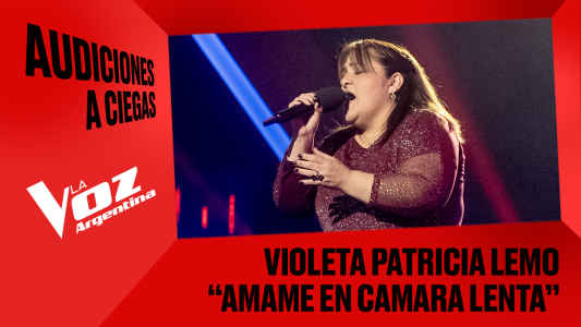 Violeta Patricia Lemo - "Ámame en cámara lenta" - Audiciones a ciegas - La Voz Argentina 2025