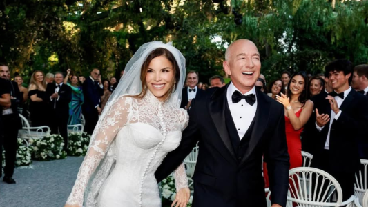 Las primeras imágenes de la boda de Jeff Bezos