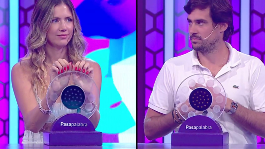 Stephanie Demner y Guido Pella hicieron terapia de pareja en Pasapalabra