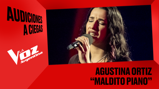 Agustina Ortíz - “Maldito piano” - Audiciones a ciegas - La Voz Argentina 2025