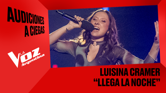 Luisina Cramer - "Llega la noche" - Audiciones a ciegas - La Voz Argentina 2025