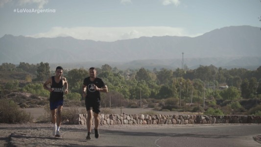 Un cantante lo llevó a correr a Nico Occhiato: "Me estás matando con esta subida"