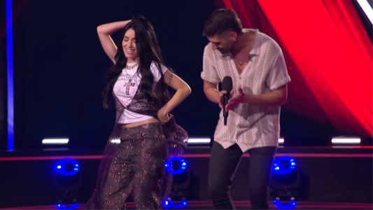 El particular festejo de Lali al sumar a un participante internacional en su team