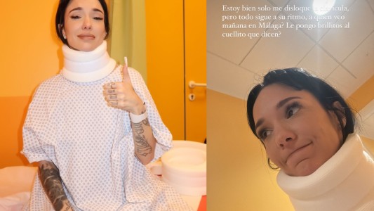 La Joaqui se dislocó la clavícula en pleno show: "No fue muy maduro de mi parte..."