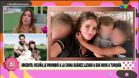 Vicuña le prohibio a la china suarez llevar a sus hijos a turquia