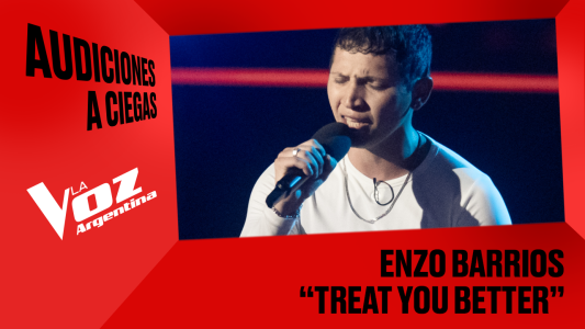 Enzo Barrios - “Treat you better” - Audiciones a ciegas - La Voz Argentina 2025