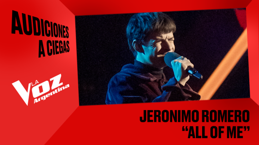 Jerónimo Romero - “All of me” - Audiciones a ciegas - La Voz Argentina 2025
