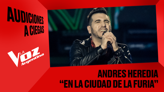 Andrés Heredia - “En la ciudad de la furia” - Audiciones a ciegas - La Voz Argentina 2025