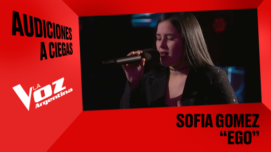 Sofía Gómez - “Ego” - Audiciones a ciegas - La Voz Argentina 2025