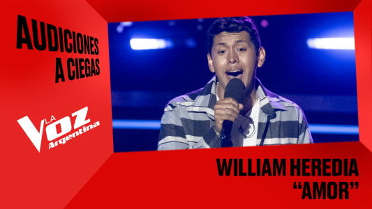 William Heredia - “Amor” - Audiciones a ciegas - La Voz Argentina 2025
