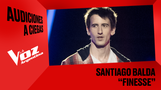 Santiago Balda - “Finesse” - Audiciones a ciegas - La Voz Argentina 2025