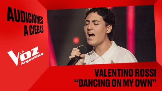 Valentino Rossi - “Dancing on my own” - Audiciones a ciegas - La Voz Argentina 2025