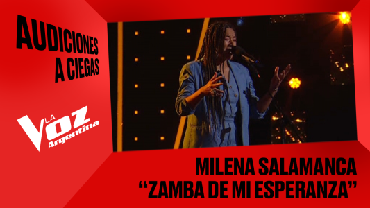 Milena Salamanca - "Zamba de mi esperanza" - Audiciones a ciegas - La Voz Argentina 2025