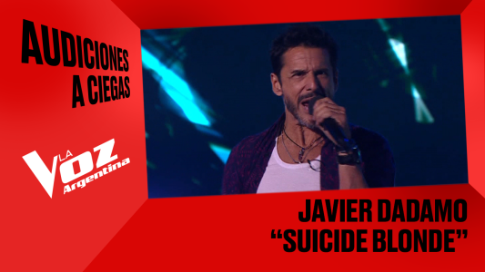 Javier Dadamo - "Suicide blonde" - Audiciones a ciegas - La Voz Argentina 2025