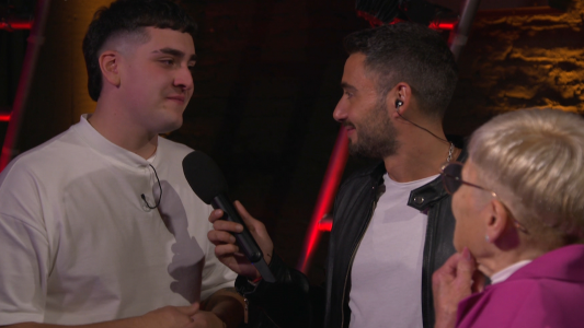 No convenció a los coaches y se emocionó al reencontrarse con sus abuelos: "Son todo para mí"