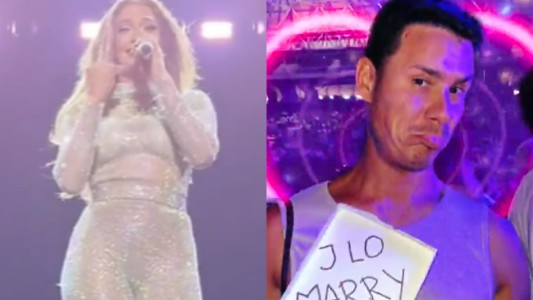 Jennifer López rechazó a un fanático que le pidió casamiento: "Estoy harta, lo intenté varias veces"