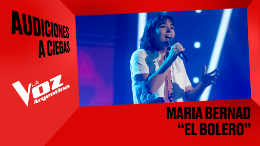 María Bernad - "El bolero" - Audiciones a ciegas - La Voz Argentina 2025