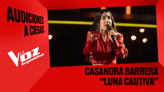 Casandra Barrera - "Luna cautiva" - Audiciones a ciegas - La Voz Argentina 2025