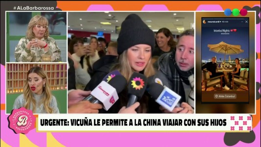 el gesto de la china suarez