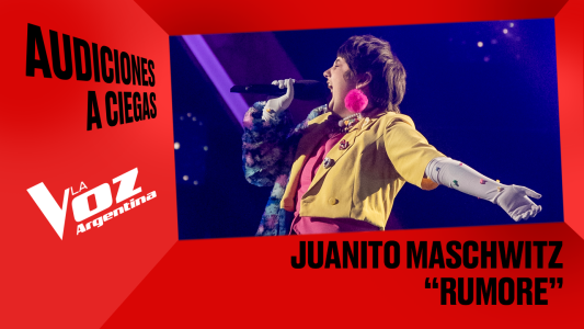 Juanito Maschwitz - "Rumore" - Audiciones a ciegas - La Voz Argentina 2025