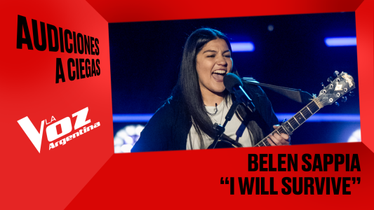 Belén Sappia - "I will survive" - Audiciones a ciegas - La Voz Argentina 2025
