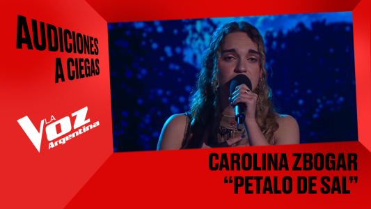 Carolina Zbogar - "Pétalo de sal" - Audiciones a ciegas - La Voz Argentina 2025