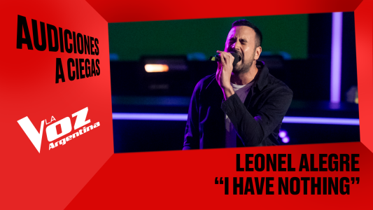 Leonel Alegre - "I have nothing" - Audiciones a ciegas - La Voz Argentina 2025