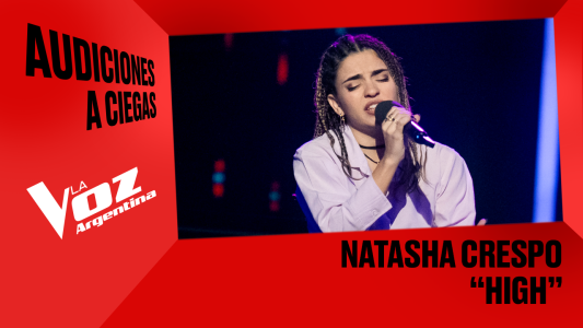Natasha Crespo - "High" - Audiciones a ciegas - La Voz Argentina 2025
