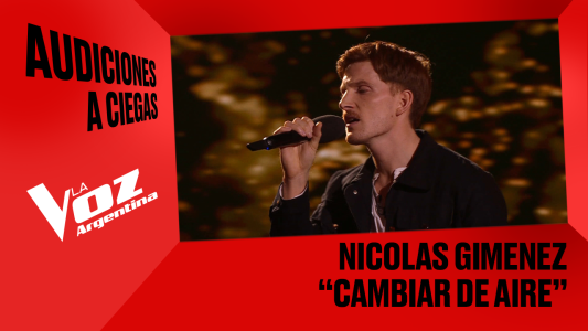Nicolás Gimenez - "Cambiar de aire" - Audiciones a ciegas - La Voz Argentina 2025
