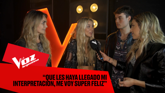 Giuliana Piccioni en exclusiva tras las 4 sillas: "Me voy súper feliz"