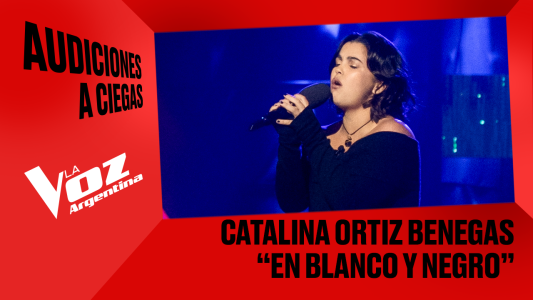 Catalina Ortiz Benegas - "En blanco y negro" - Audiciones a ciegas - La Voz Argentina 2025