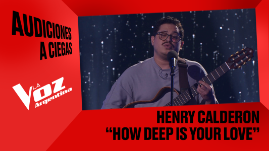 Henry Calderon - "How deep is your love" - Audiciones a ciegas - La Voz Argentina 2025