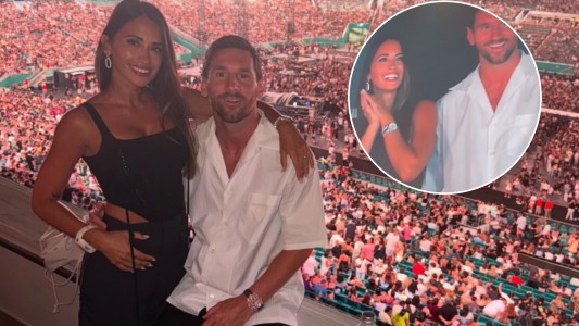 La "KissCam" de Coldplay se reivindicó y esta vez enfocó a Leo Messi y Anto Roccuzzo