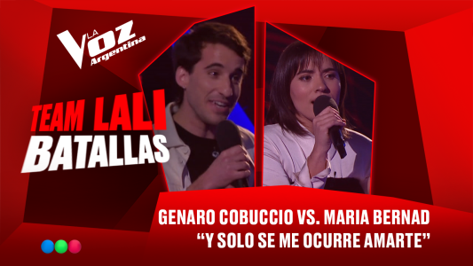 Genaro Cobuccio vs. María Bernad - “Y solo se me ocurre amarte” - Batallas - La Voz Argentina 2025
