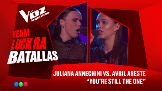Juliana Annechini vs. Avril Areste - "You're still the one" - Batallas - La Voz Argentina 2025