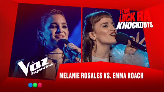 Melanie Rosales vs. Emma Roach - Team Luck Ra - Knockouts - La Voz Argentina 2025