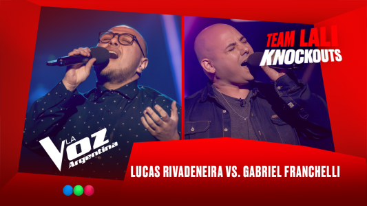 Lucas Rivadeneira vs. Gabriel Franchelli - Team Lali - Knockouts - La Voz Argentina 2025