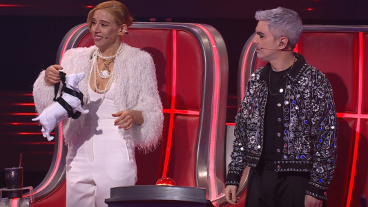 Juliana Gattas presentó al nuevo integrante del Team Miranda!