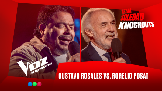 Gustavo Rosales vs. Rogelio Posat - Team Soledad - Knockouts - La Voz Argentina 2025