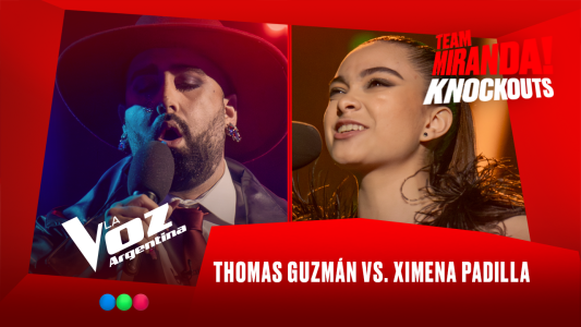 Thomas Guzmán vs. Ximena Padilla - Team Miranda! - Knockouts - La Voz Argentina 2025