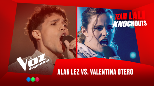 Alan Lez vs. Valentina Otero - Team Lali - Knockouts - La Voz Argentina 2025