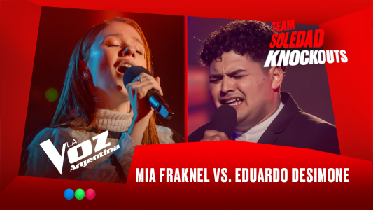 Mia Frankel vs. Eduardo Desimone - Team Soledad - Knockouts - La Voz Argentina 2025